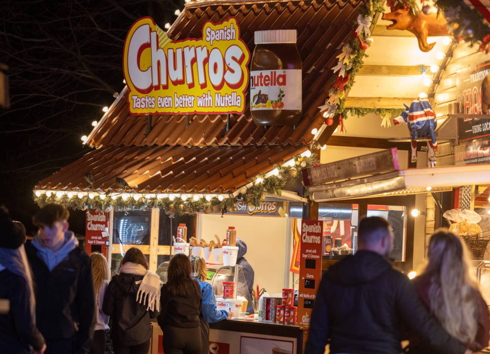 Festive food at Exeter's Winter Wonderland